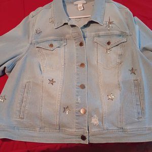 New Lane_Bryant Jean jacket size 24